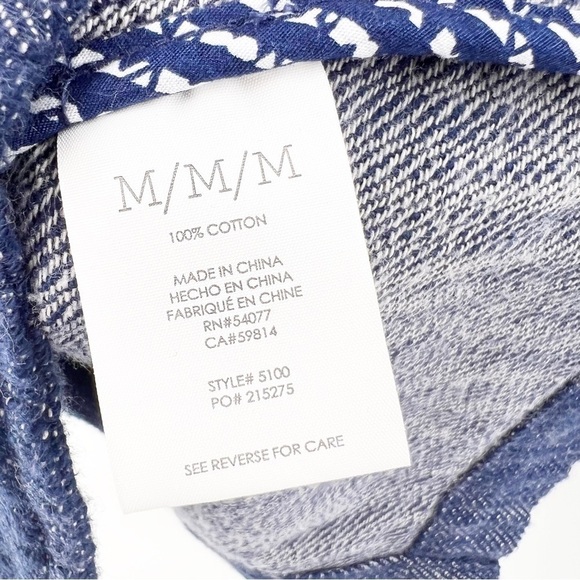 ✅ Cabi Love Carol Women's Full Zip Denim Hoodie Jacket Size MEDIUM BLUE - Picture 7 of 7